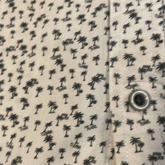 Saks Fifth Avenue Black Label Men’s Hawaiian Shirt Sleeve Casual Shirt Size XL - Picture 5 of 6